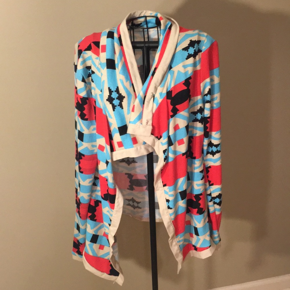 Tribal Print Cardigan